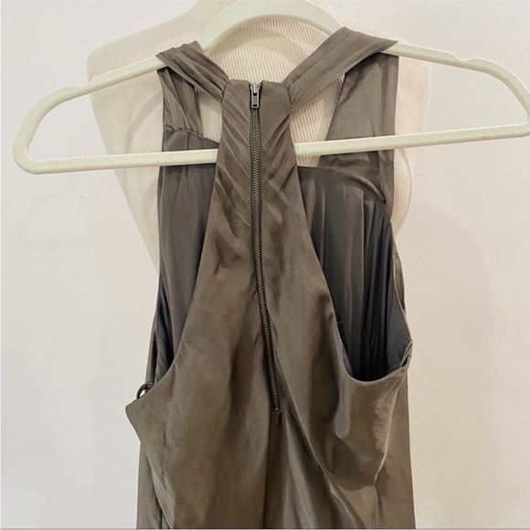 Helmut Lang gathered 100% silk dress Y2K NWOT - Picture 4 of 10
